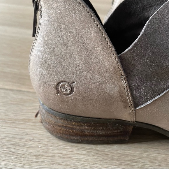 Born Grey Taupe Boots 9 - Picture 2 of 8